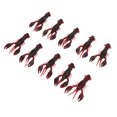 thumbnail image 4 of Soft Fishing Lure Soft Lure Baits Crawdad Soft Bait Soft Shrimp Lure Artificial Soft Shrimps Fishing Lure 10pcs Soft Fishing Lure Crawdad Bait PVC Shrimp Artificial Soft Lure Baits, 4 of 8