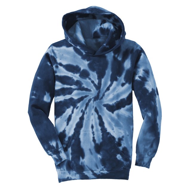 Gravity Threads Youth Tie-Dye Pullover Hoodie - Navy - X-Large