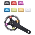 thumbnail image 3 of 4pcs Chainring Bolts MTB Road Bike Single Speed Screws Square Aluminum Nut black, 3 of 10