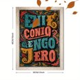 thumbnail image 3 of Enif Coniog Typography Canvas Wall Art 15.75x11.81 Inches, 3 of 8