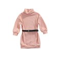 thumbnail image 1 of Kmbangi Robe Tricotée pour Enfants, Jupe à Col Montant avec Ceinture, 1 of 6