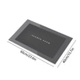 thumbnail image 3 of Diatomaceous Earth Bath Mat 16x24IN Super Absorbent Fast Drying Non-Slip Rubber Backing Washable Shower Floor Rug for Bathtub, 3 of 9