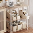 thumbnail image 4 of EGNMCR Wheeled Kitchen Storage Box Cabinet Cookware Storage Rack Seasoning Tank Storage And Organization Cabinet Storage Box Kitchen storage, 4 of 6