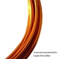 thumbnail image 4 of Aluminum Wire Thickness Bendable Wires Craft Wire Bike Easy to Use Handy Installation Durability Rust-proof for Crafts DIY gold, 4 of 8