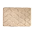 thumbnail image 2 of Absorbent Non Slip Foam Bath Mat with Machine Washable Soft Velvet Texture for Bathroom Kitchen Long Lasting Easy to Dry Anti Backing Relaxeds Feet 15.74x23.62in, 2 of 8