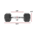 thumbnail image 2 of CAP Barbell Coated Hex Dumbbell, Single 3 - 100 lb, 2 of 6