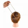 thumbnail image 2 of Postiches 100 % en Cheveux Humains, Extensions de Queue de Cheval pour des Transformations Rapides, Beigne Chignon, Faciles à Utiliser et à Ranger, Maille à Bord Élastique Invisible (20 Pcs), 2 of 4