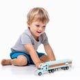 thumbnail image 3 of Alloy Car Model 1:64 Scale, Small Trailer Container Truck with Pull Back Action, Diecast Toy Car Model Ornament for Collectors, Car Model, 3 of 6