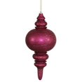 thumbnail image 1 of Vickerman 13" Magenta Matte/Glitter Finial Christmas Ornament, 1 of 1