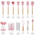 thumbnail image 3 of Hecef 32-PCS Silicone Cooking Utensils Set, 446°F Heat Resistant BPA Free for Nonstick Cookware, 3 of 13