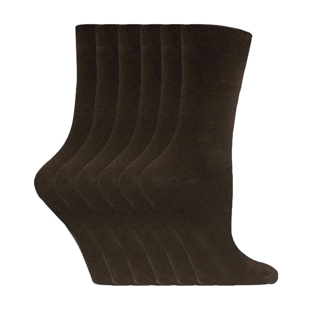Sock Snob - 6 Paires de Chaussettes Cheville pour Femmes, Couleur Unie, Riche en Coton