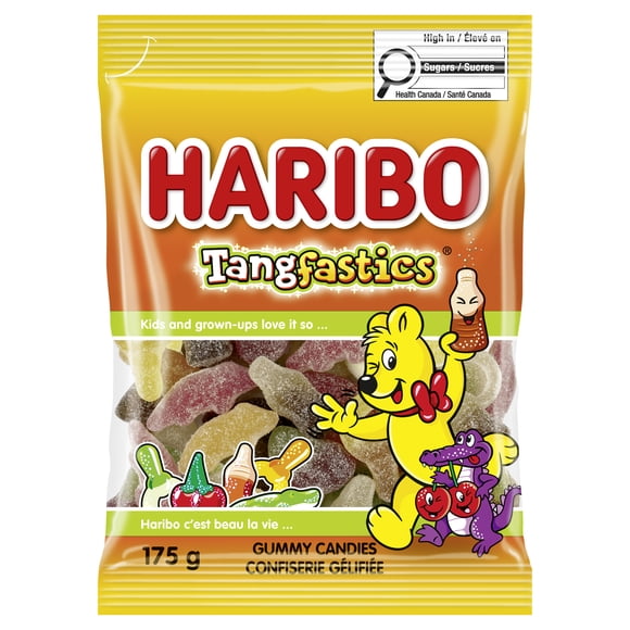Bonbons Haribo Tangfastics, sans colorants artificiels