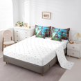 thumbnail image 3 of YST Eiffel Tower Full Size Comforter Set, 7-Piece, Romantic France Oil Painting, Queen, 3 of 5