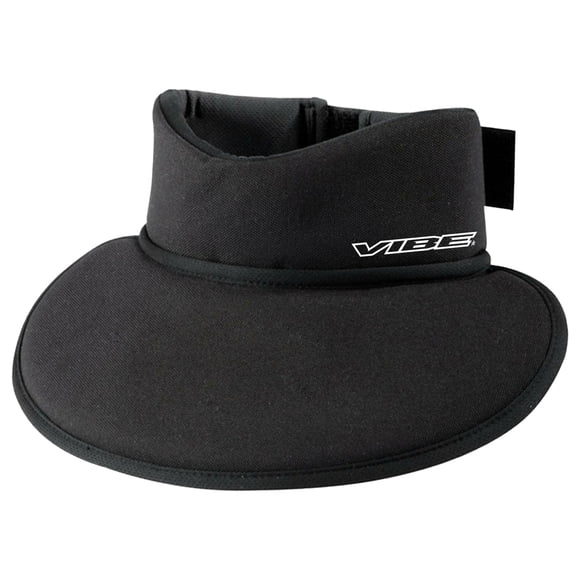 VIBE Hockey Neck Guard with Bib – Small/Medium – Fits Neck Sizes 10–14"