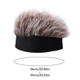 thumbnail image 2 of Chapeaux de Cheveux Originaux Casquette de Baseball Amusante avec Perruque Attachée pour Fêtes et, 2 of 6