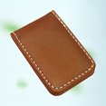 thumbnail image 3 of PU Leather Holder Wallet Brown_60x41x8mm, 3 of 8