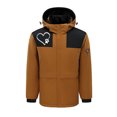 thumbnail image 1 of RXIRUCGD USB Intelligent Constant Temperature Heated Windproof Plus Size Coat For Men And Women Winter 4 Heated Jacket Coat( Brown, Size:M ), 1 of 3