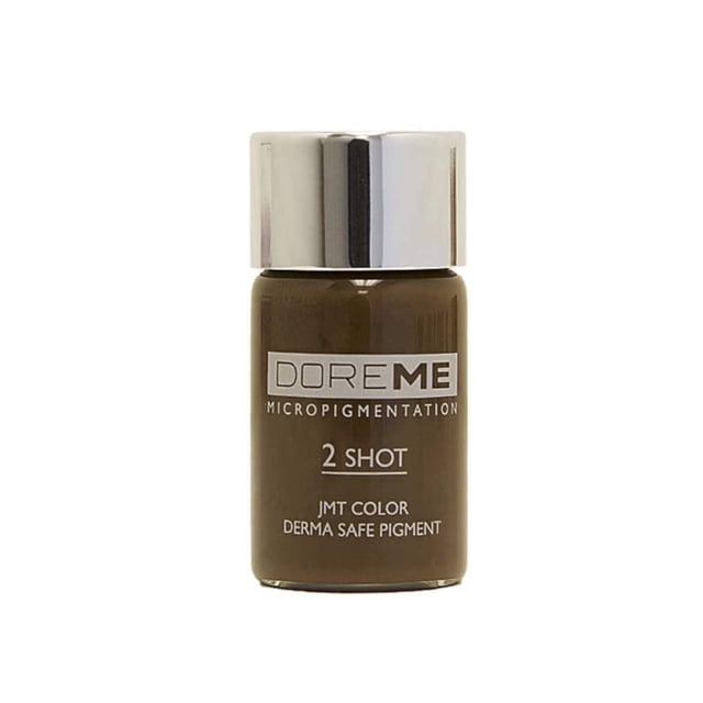 Doreme 2 Shot Manual Permanent Makeup Pigment Ink for Microblading (Dark Ash 820)
