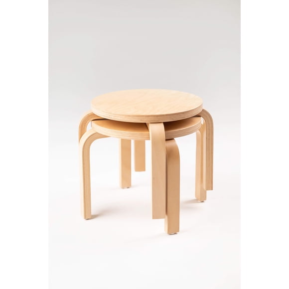 CHK Stool Kiddi | Stackable Children's Stool | Set of 2 | Multipurpose Stool, Plant Holder or Small Side Table