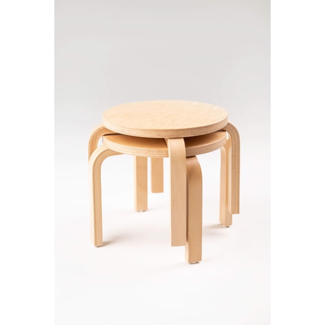 CHK Stool Kiddi | Stackable Children's Stool | Set of 2 | Multipurpose Stool, Plant Holder or Small Side Table