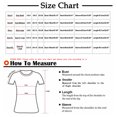 thumbnail image 3 of CEHVOM Mode Femme T-Shirt à Col Rond à Manches Courtes Été Uni Ample Blouse Hauts, 3 of 4