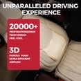 thumbnail image 3 of Car Seat Covers Full Set Faux Nappa Leather Seat Covers for Cars Breathable Front Seats with Lumbar Support and Rear Fit for Automotive Sedans SUVs Pickups, 3 of 9