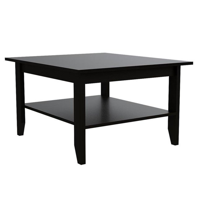 TUHOME Table Basse Essentielle Tables Basses en Bois d'Ingénierie en Noir
