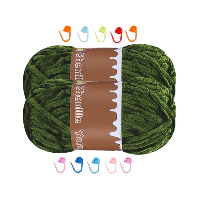 Nilvkv Fil au Crochet Tissé à la Main en Fil de Velours, Fil Doux et Agréable