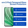 thumbnail image 3 of onn 2-Pack Tempered Glass Screen Protectors for Samsung Galaxy A17, Standard Drop & Scratch Protection, Includes Easy Application Frame, 3 of 5