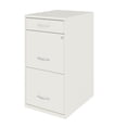 thumbnail image 2 of 18" Deep 3 Drawer Metal Organizer File Cabinet with Pencil Drawer, Pearl White, 2 of 4