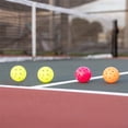 thumbnail image 3 of tredstone 6 Pieces/Set Professional Pickleball Replacement 40 Holes Reusable Training Pickle Balls Assorted Kit Birthday Gift Orange, 3 of 5