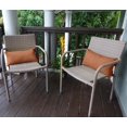thumbnail image 4 of VargottamIndoor/OutdoorPolyester FabricLumbarPillowCover,All-Weather Waterproof Rectangular Cushion Case for Patio Furniture,12" x 18"Set of 2-Dusty Peach, 4 of 7