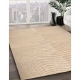 thumbnail image 3 of Ahgly Company Tapis d'Intérieur Ronds Transitionnels Lavables à la Machine Brun Sable Brun, 5 Pieds Rond, 3 of 7
