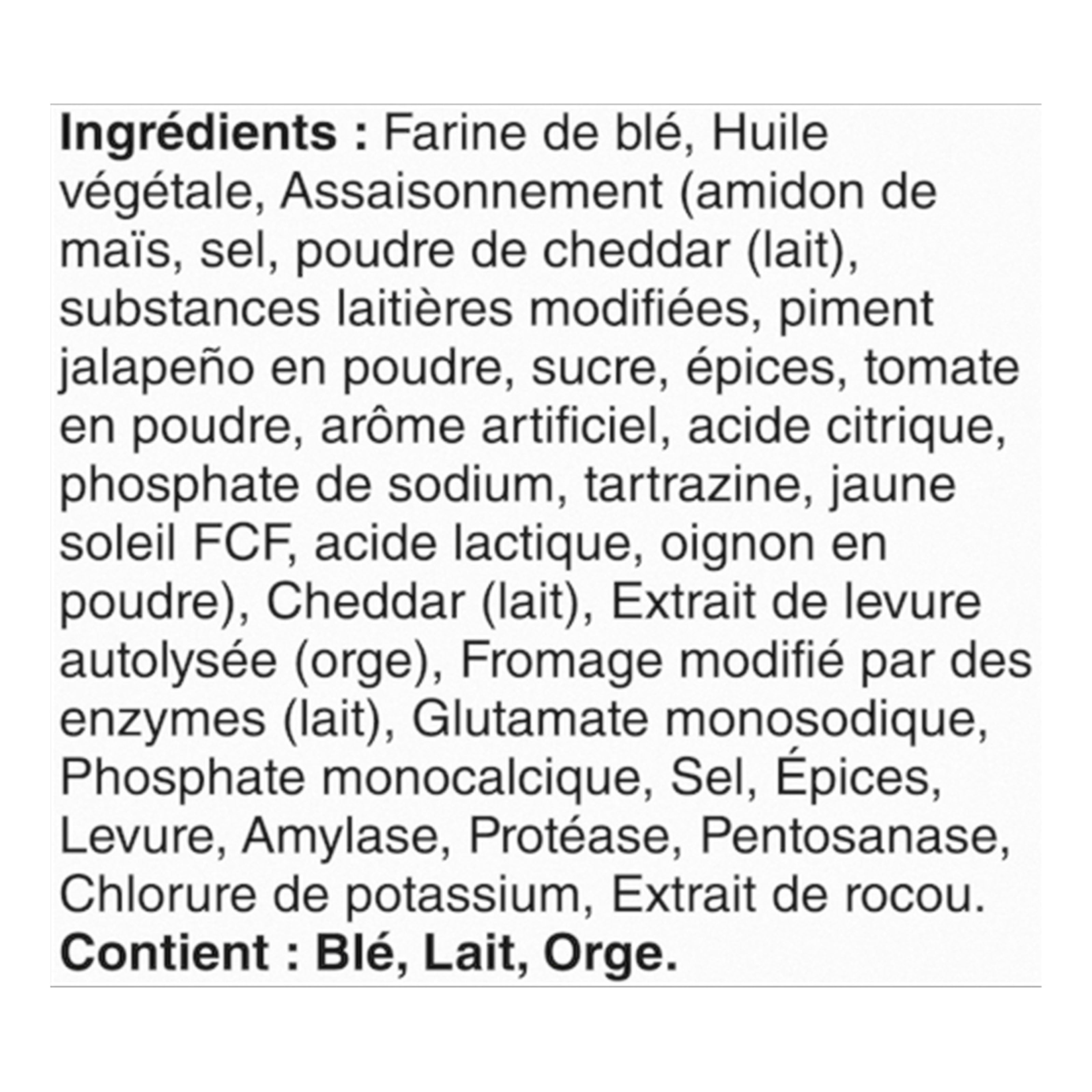 Ritz, Craquelins au fromage au cheddar et au jalapeno, craquelins pour collation