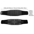 thumbnail image 3 of LJNYFDC Exercise Waist Support Sports Belt Ergonomics Adjustable Double Pressurized High Elasticity Spandex Sports Exercise Waist Support Belt Fitness Accessory, 3 of 6