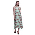 thumbnail image 1 of Bimba Floral Causal Long Dos Nu Licol Robe de Plage Imprimé Femmes-X-Petit, 1 of 6