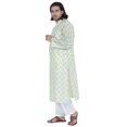 thumbnail image 2 of Atasi Kurta Traditionnel à Manches Longues pour Hommes, Col Mandarin, Tenue de Fête, 2 of 7