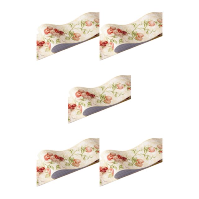 relayinert Wood Marbling SelfAdhesive Skirting Line Exquisite And Easy Maintenance And Environmentally Friendly PVC Durable yellow fruit 5Set