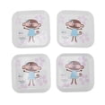 thumbnail image 3 of Fruit Snack Plate, Snack Dish Easy To  Large Capacity 5.9in  For School For Restaurant, 3 of 8