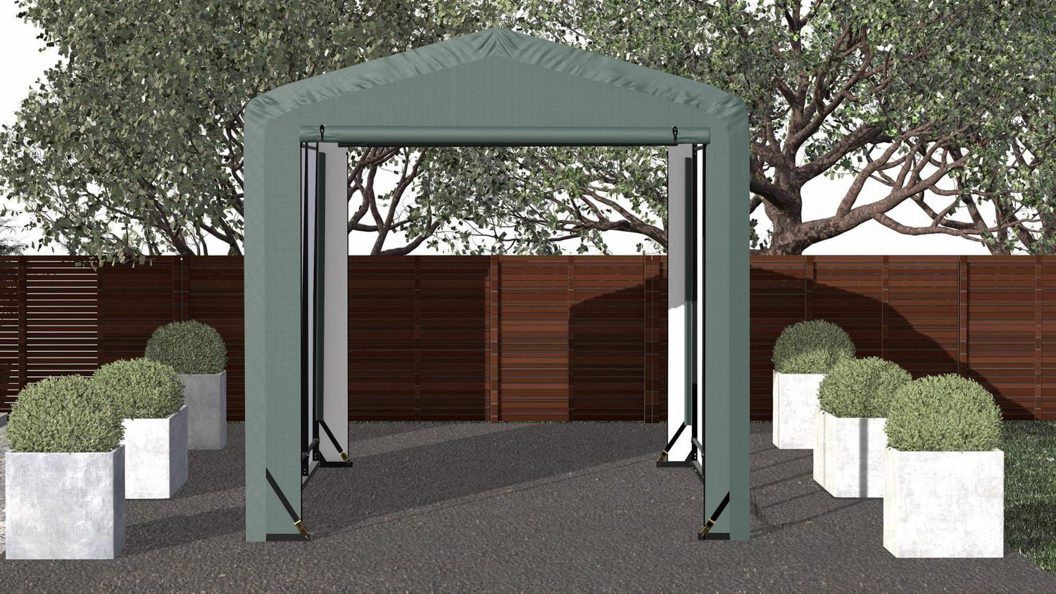 Garage ShelterTube classé vent/neige 10x18x10  Vrt