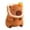 orange bread dark, variant on HILABEE Capybara Toy Cute Capybara Stuffed Animal 30cm Comfortable Kids Room Decor orange dark brown