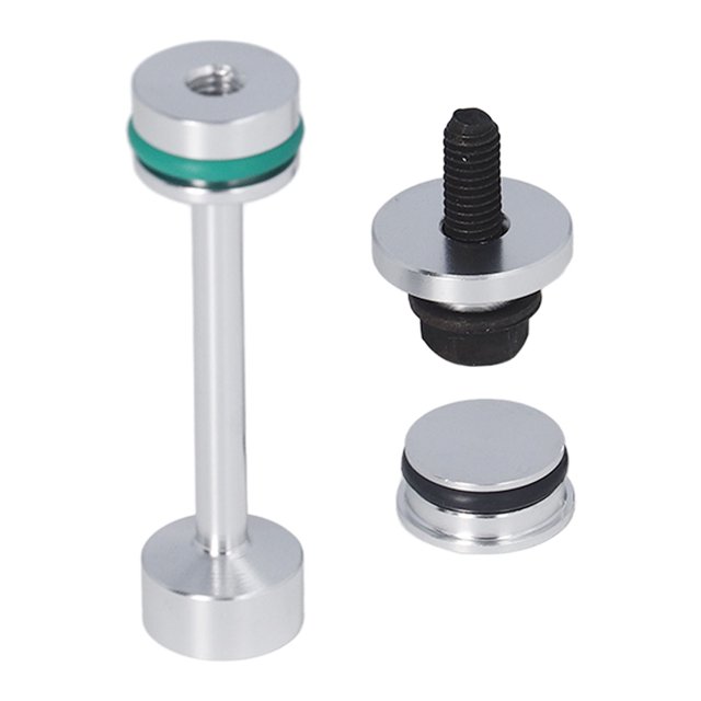 Oil Diverter Barbell Galley Plug Set, Tight Tolerances Thread Professional Oil Tube Hold Down Kit For LQ4 LQ9 L92 L99 LSA