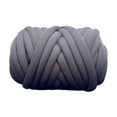 thumbnail image 3 of Chunky Yarn 500G Crocheting Bulky Chunky Yarn for Baskets Rug Making Throw Gray, 3 of 8