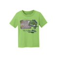 thumbnail image 1 of Gone Fishing With Daddy Kids Cotton T-Shirt - Lime Green - Large, 1 of 1