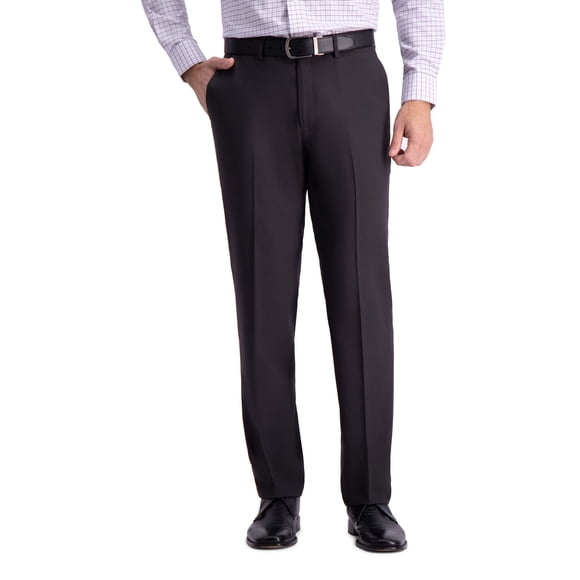 Haggar Men's Premium Comfort Straight Fit Flat Front Dress Pant
