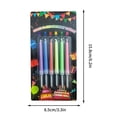 thumbnail image 3 of Colored Flame Candles Birthday Candles Party Cake Candles Cool And Good-looking, 3 of 4