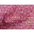 thumbnail image 4 of oneOone Tissu Popeline de Coton Rayé & Tissu à Décor Géométrique Carré Imprimé BTY 56 Pouces de Large, 4 of 4