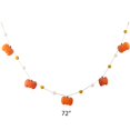 thumbnail image 2 of Way To Celebrate Pumpkin and Pompoms Garland, Length 72 inch,  Orange colour, 2 of 4