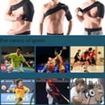 thumbnail image 2 of Compression Recovery Shoulder Brace - Shoulder Stability Support Brace. Adjustable Fit Sleeve Wrap Men Women. Relief for Shoulder Injuries  Tendonitis, 2 of 6