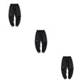 thumbnail image 1 of kurtrusly 1/2/3 Comfortable And Stylish Pants For Men - Everyday Essential Wide Application 603black 2XL 3PCS, 1 of 6